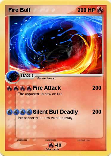Pokemon Fire Bolt