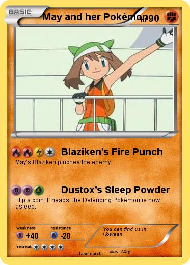 Pokemon May and her Pokémon