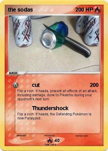 Pokemon the sodas