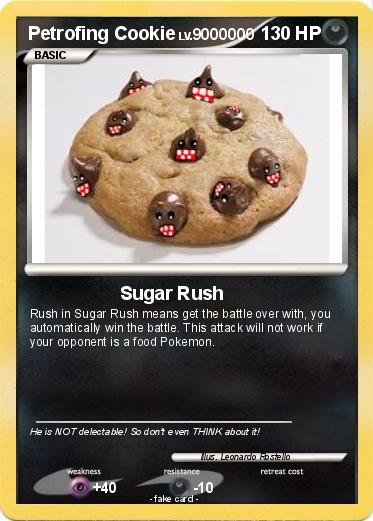 Pokemon Petrofing Cookie