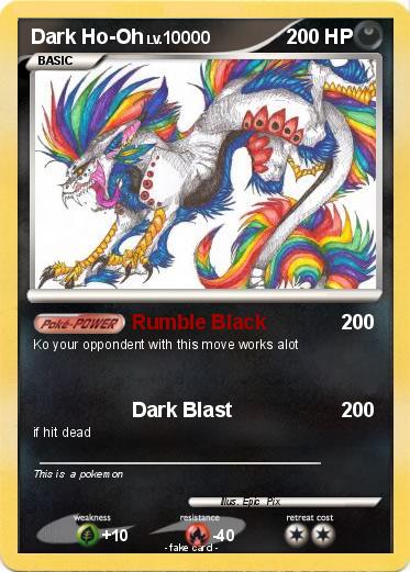 Pokemon Dark Ho-Oh