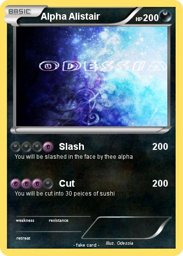 Pokemon Alpha Alistair