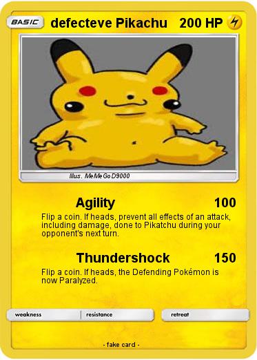 Pokemon defecteve Pikachu