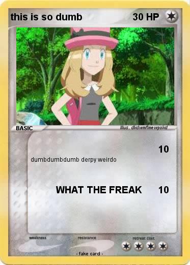Pokemon this is so dumb