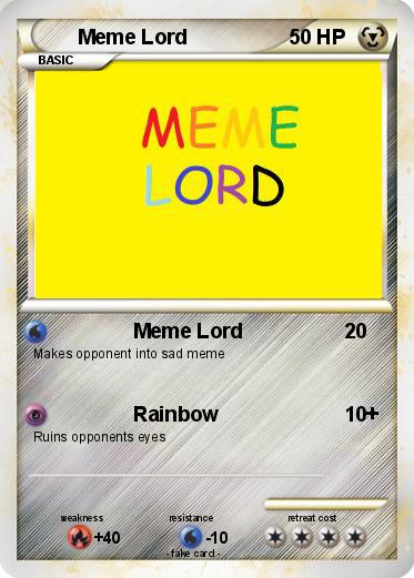 Pokemon Meme Lord