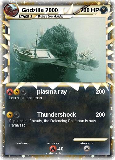 Pokemon Godzilla 2000