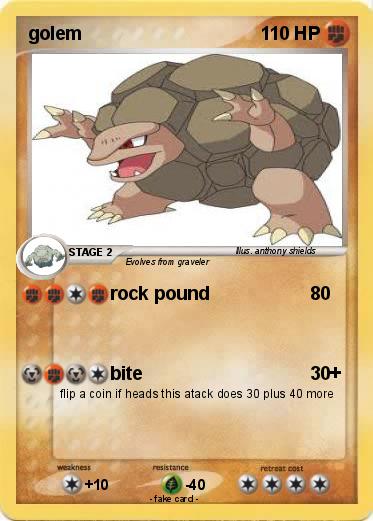 Pokemon golem