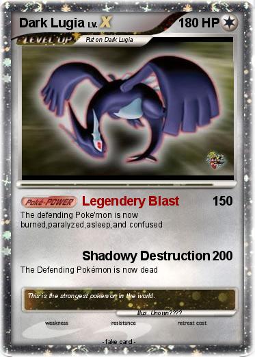 Pokemon Dark Lugia