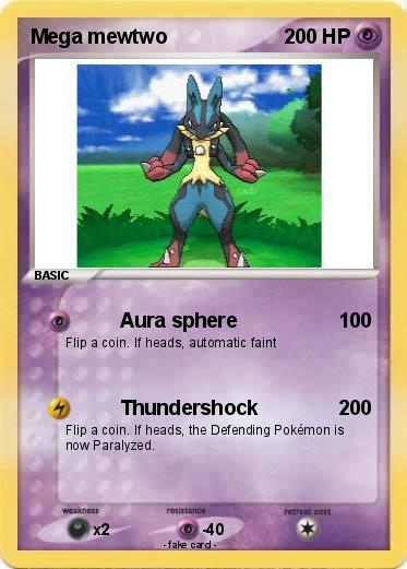 Pokemon Mega mewtwo