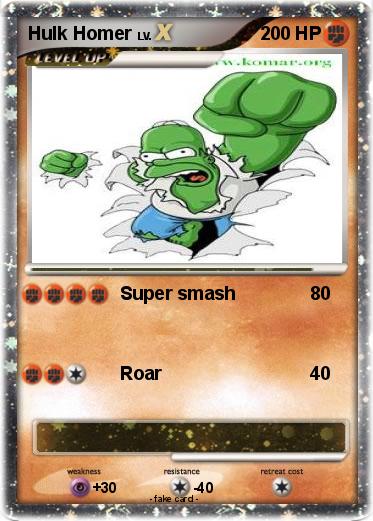 Pokemon Hulk Homer