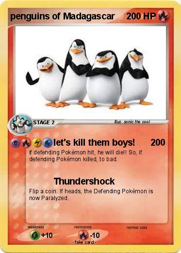 Pokemon penguins of Madagascar
