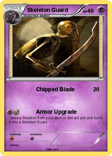 Pokemon Skeleton Guard