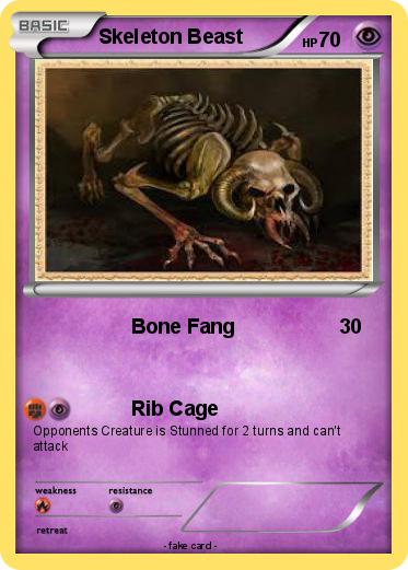 Pokemon Skeleton Beast