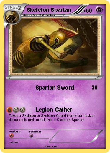 Pokemon Skeleton Spartan