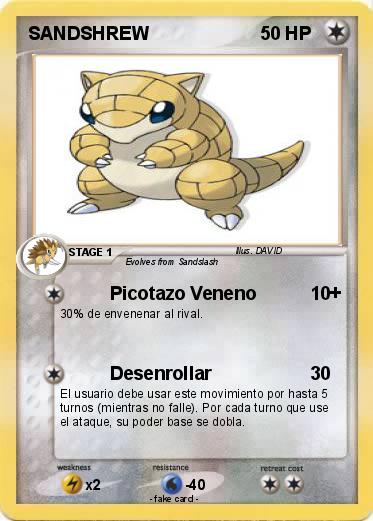 Pokemon SANDSHREW