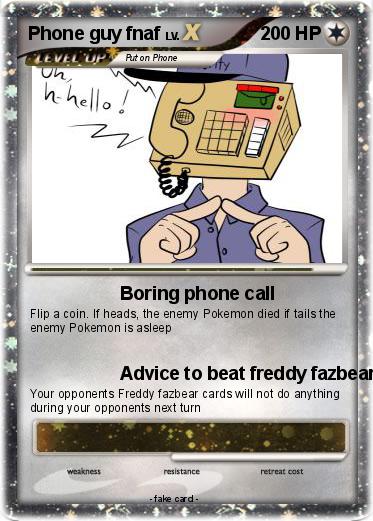 Pokemon Phone guy fnaf