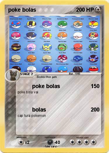 Pokemon poke bolas