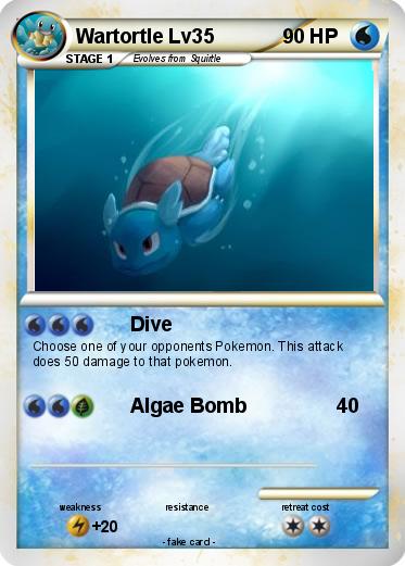 Pokemon Wartortle Lv35