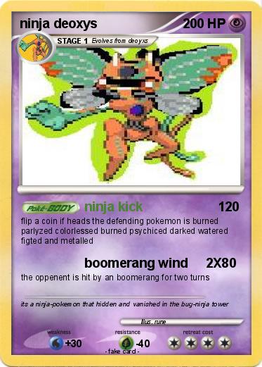 Pokemon ninja deoxys