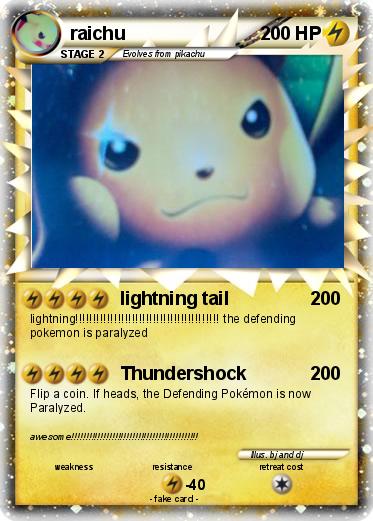 Pokemon raichu