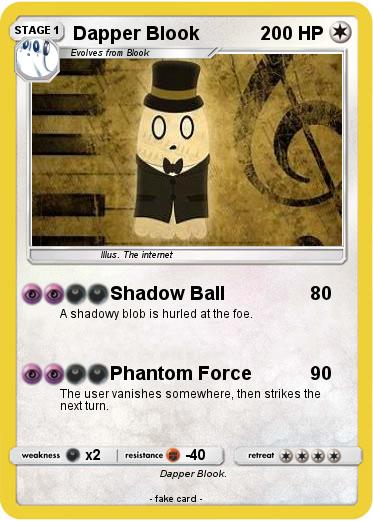 Pokemon Dapper Blook