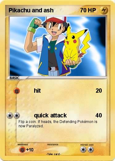 Pokemon Pikachu and ash