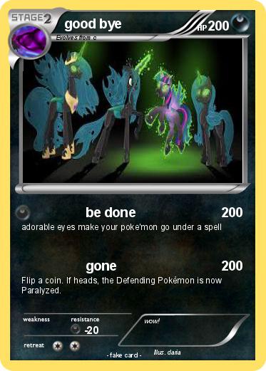 Pokemon good bye