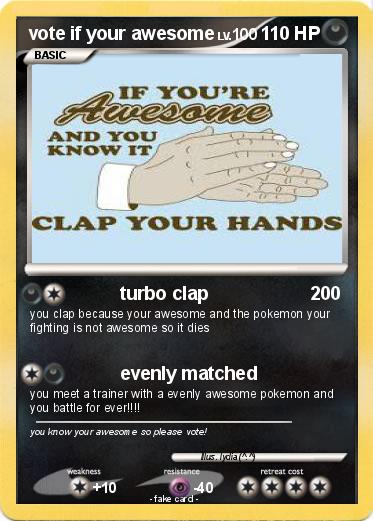 Pokemon vote if your awesome