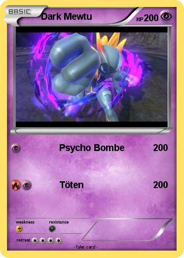 Pokemon Dark Mewtu