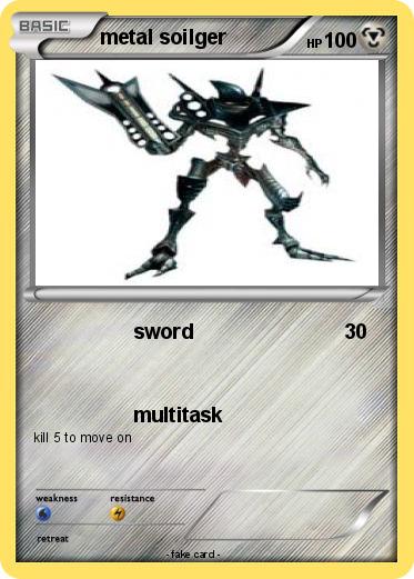 Pokemon metal soilger