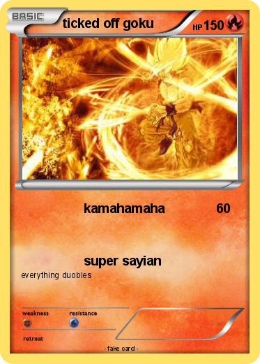 Pokemon ticked off goku