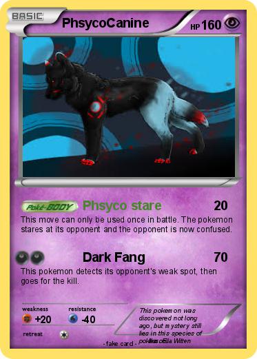 Pokemon PhsycoCanine