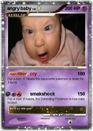 Pokemon angry baby