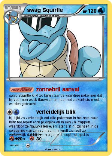 Pokemon swag Squirtle