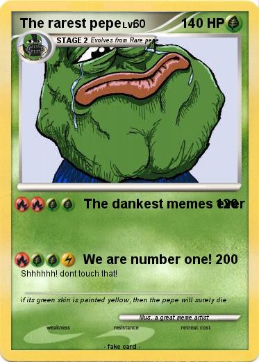 Pokemon The rarest pepe