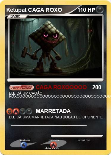 Pokemon Ketupat CAGA ROXO