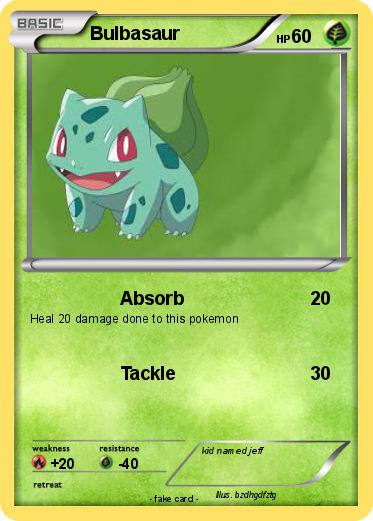 Pokemon Bulbasaur