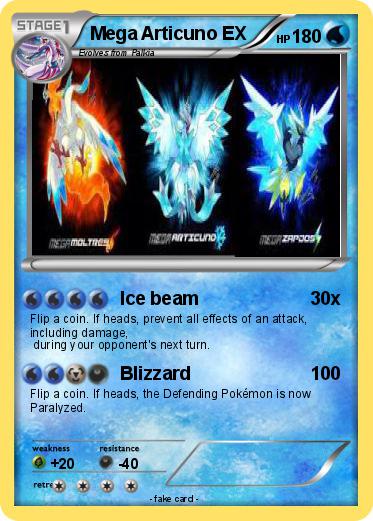 Pokemon Mega Articuno EX