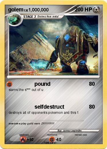 Pokemon golem
