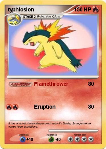 Pokemon typhlosion