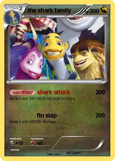 Pokemon the shark family