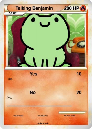 Pokemon Talking Benjamin
