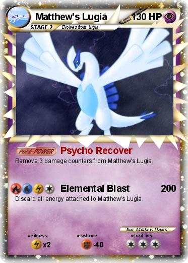 Pokemon Matthew's Lugia