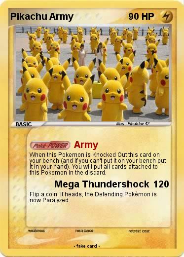Pokemon Pikachu Army