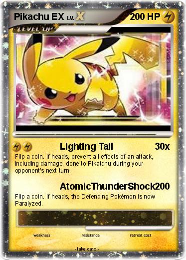 Pokemon Pikachu EX