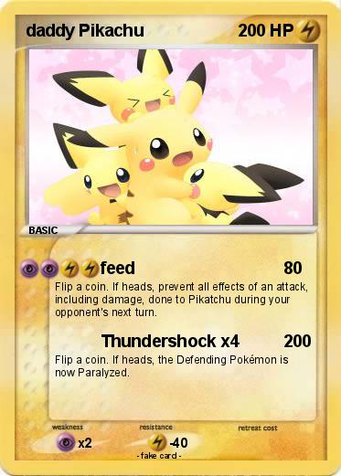 Pokemon daddy Pikachu