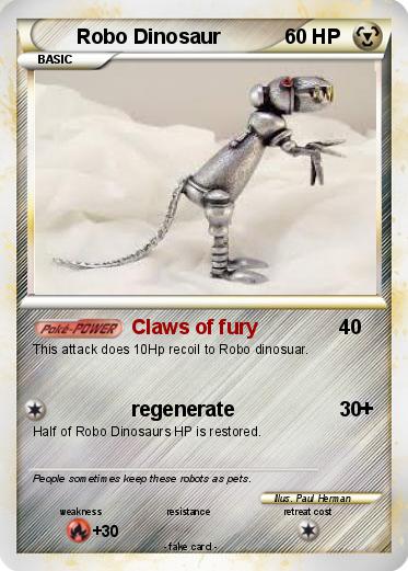 Pokemon Robo Dinosaur