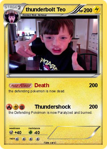 Pokemon thunderbolt Teo