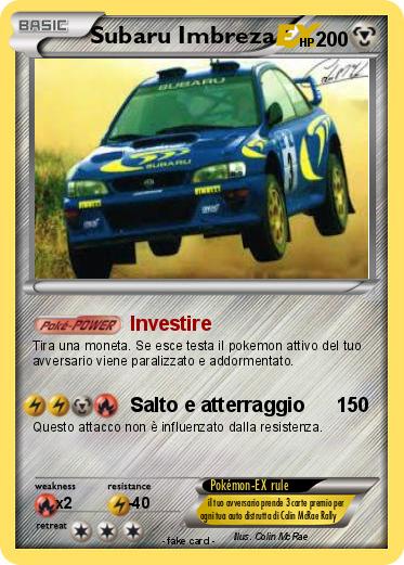Pokemon Subaru Imbreza