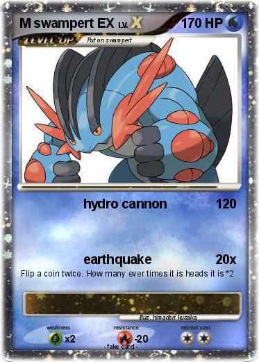 Pokemon M swampert EX